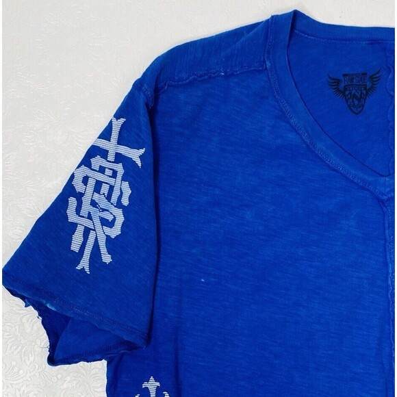 Raw State XXL Blue T Shirt Redemption - Picture 2 of 9